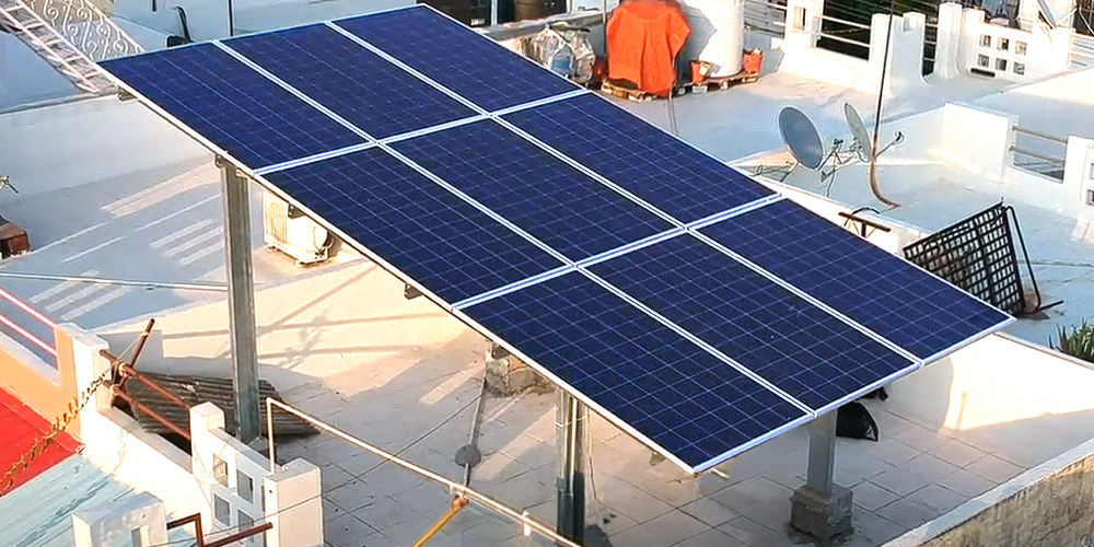 On Grid Solar Panel Installation in Gaya